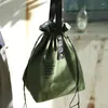 Servis isolerad bento box väska bred öppning canvas dragsko lunch förvaringsskola picknick camping kök tillbehör