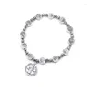 Bracelets de charme Bracelet Benoît catholique Bijoux en perles religieuses pour femmes hommes