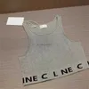 Designer Cel Womens Tank Tops t Shirts Summer Women Tops Tees Top Embroidery Sexy Off Shoulder Gray Casual Sleeveless Backless Top Shirts Solid Stripe Color Vest 383k