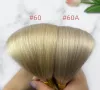 Наращивание волос Ugeat I Tip, предварительно склеенные настоящие человеческие волосы, волосы Remy Fusion, 40 г/80 г, светлый цвет, прямые человеческие волосы с кончиками палочек