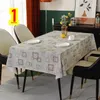Nappe de Table Vintage en maille ajourée en dentelle blanche, couverture de pique-nique Rose de fond D492