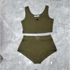 Metal emblema maiôs feminino designer bodysuits curto tanque superior moda designer verão mais recente terno de alta qualidade senhoras fz2404021