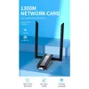 1800Mbps WiFi 6 USB 3.0 어댑터 802.11ax 2.4G/5GHz 무선 WIFI6 동글 네트워크 카드 RTL8832AU 지원 PC 용 10/11