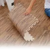 Tappeti 1pc in schiuma tappetino puzzle imitazione pavimento in legno camera da letto per bambini con un tappeto per bambini intrecciato morbido