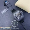 Luxury Top-Qualitäts-Armbanduhren Mechanical Watch Mechanik Original 035 / RM35-02 Rafael Nadal Foundation Limited Edition NTPT Carbon auf schwarzem Gummi