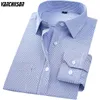 Camisas casuais masculinas camisa azul pontos retro vintage para verão primavera manga longa masculina moda roupas bolso turndown colarinho 00515