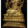 Dekorativa figurer 8.2 "Tibet Bronze Gild Acalanatha Acala Fudosan Achala Buddha Dragon Faqi Statue