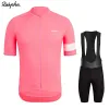 Sets 2023 Nieuwe Ralvpha Summer Cycling Jersey Set Ademvol team Racing Sport Bicycle Jersey Mens fietskleding Korte fietskleding