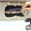 Porta occhiali magnetico per auto parasole custodia organizer per occhiali scatola portaoggetti visiera parasole supporto per auto per occhiali