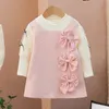 Childrens clothing lace puff sleeves princess clothing wedding party clothing childrens clothing childrens clothing childrens clothing 240402