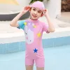 Swimwear Girs Swimsuit 2021 Nouveau maillot de bain one-pièce 312 Yeras One Piece Bathing mail