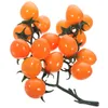 Party Decoration Simulated Cherry Tomatoes Artificial Pendant Household Fake Adorn Decor Pvc Fruits Simulation