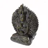 Dekorativa figurer Stenfärg tusenhandguan yin buddha statyer ornament harts kwan skulptur hem zen trädgård dekoration