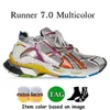 Track Runners Sneakers 7.0 7.5 Designer Casual Dress Shoes Platform Brand Graffiti White Black Deconstruction Balengiagas Women Men Trainers Runner 7 Tess s.Gomma