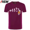 T-shirts pour hommes Vendredi Br Boire O Cou Hommes T-shirt Calendrier drôle Lundi Mardi Mercredi Jeudi T-shirts en coton imprimé numérique G1222 Y240402