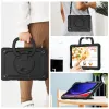 360 Poiglet rotatif Cas de tablette robuste pour Samsung Galaxy Tab A9 plus A9 + 2023 11 pouces Kickstand Kickstand Silicone Professeur de choc + bandoulière