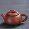 Venda quente mini pote de barro roxo chá pet ornamentos criativo boutique dedo bolso pequeno bule chá jogável