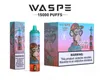 Gaspille de guêpe d'origine 15k Tornado Vaper 15000 Puffs Digital Vape 15K Puffs Pro Desechable Derniable E Cigarettes plus RM 9K Vapeur Disposable Styl