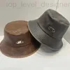 Weitkrempeln Hats Bucket Designer Designer Designer Frauen Leder Sonnenschild Hut Klassische Temperament Urlaub vielseitig