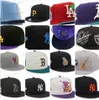 Ny ankomst 40 specialstilar herr baseball snapback hattar blandar färger sport justerbara mössor chapeau rosa grå angeles bokstäver hatt 1981 sömnad på sidan JU6-010