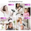 Sèche-cheveux Sèche-cheveux pliable à anions, professionnel, séchage rapide, 1400W, sèche-cheveux de voyage, sèche-cheveux Portable avec Lon négatif Pro pour Salon 240401