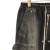 Jeans pour hommes Hommes Casual Denim Coton Vêtements Enduit Automne Droit Lâche Solide High Street Bleu Long Pantalon