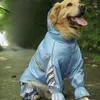 Vêtements pour chiens imperméable moyen grand Golden Retriever Samojerabra Poncho multi-faces vêtements imperméables d'été à quatre pattes