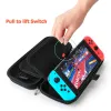 Çantalar taşıyan çanta portatif seyahat torbası Nintendo anahtarı ns oled koruyucu sert kabuk 19 oyun kartuşları anahtar depolama çantası