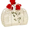 Storage Bags Women Jelly Bag Plastic Beach Purses Vegetable Basket Portable Tote Vintage Festive Party Shopping Handbags