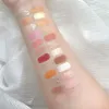 Shadow Neues Produkt 24 Farben Erdbeermädchen Lidschatten-Palette Anfängerfarbe Wasserdicht Blasser Glitzer Perlglanz Erde Günstige Augen E8V9