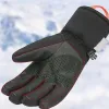 手袋メンズスキースノーボードグローブタッチスクリーンの指の雪のスキーグローブ暖かい冬の雪の手袋男性と女性の熱保管