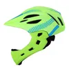 サイクリングヘルメット保護チン取り外し可能な自転車ヘルメット乗馬自転車のリアライト付きユニフル