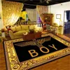 Home Furnishings Art Carpet designer famous classic floor mat fashion Aesthetic bedroom Parlor Playroom floor popular Decor mats Anti-slip rug