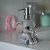 Distributeur de savon liquide 2024, Unique et mignon, simulation d'éléphant, rechargeable, pot décoratif pour salle de bains