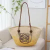 23 year Luo family crossbody paper mobile phone fashion womens beach vacation internet celebrity check-in woven bag