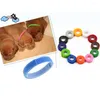 Coleiras para cães 24 peças, bandas de parto, filhote de cachorro, identificação de gato, coleira nascida