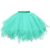 Jupes Femmes Jupe Tulle Plissé À Volants Court Adulte Danse Mini Tutu Robe Ballet Faldas Para Mujeres