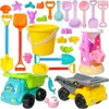 Sand Play Water Fun Summer Beach Sand Play Toys pour enfants SandBox Set Kit Jouets d'eau Seau Seau Pit Outil Jouets de plein air pour enfants Garçon Fille Cadeaux 240402