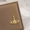 Viviane Westwood Halskette Frauen Designer Gold Schmuck Frau Halsketten Klee Gold Silber Kubaner Link Kette Choker Damen Luxus Klassiker Edelstahl Anhänger