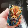 Färgglada plast Dragon Loong -mönster Rökning Cigarettlagring Box Portable Innovativ Automatisk Flip Cover Dry Herb Tobacco Housing Holder Stash Case DHL