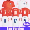 2024 Chile National Team Mens Soccer Jersey Perez Alexis Vargas Osorio Isla Davila Home Away Football Shirts Short Sleeve Adult Uniforms