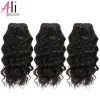 Väver Ali Beauty Water Weave Ombre Short Bob Style 100% Remy Human Hair Curly Bunds Two Tone 50g Brasilianskt hår