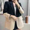 Costumes pour femmes Veste d'épissage Manteaux amples pour femmes Vêtements d'extérieur Vêtements Colorblock en promotion Adaptation en plein air au printemps Blazer Femme