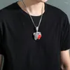 Anhänger Halsketten Hip Hop Mikro Gepflastert Zirkonia Bling Iced Out Niedliche Cartoon Charakter Anhänger Halskette Für Männer Rapper Schmuck Geschenk