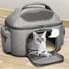 Dog Carrier Pet Travel Carriers For Cats And Dogs Rabbits Hamster Soft Sided Portable Bags Small Zipper Lock Collapsible