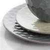 Dinnerware Sets Modern Sophistication: 16-piece Stoare Multi-Diamond Set Gray