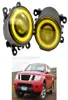 2 X Auto Rechts Links Nebel licht LED Halo Ring Angel Eye 12V Für Nissan Navara D40 Pickup 200520123020688