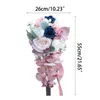 Bouquet de fleurs décoratives artificielles Vintage, pour Couple, épouse, filles, vacances d'anniversaire