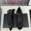 Chaussures habillées designer ballet chaussure printemps automne perle gol chaîne mode nouvelle chaussure de bateau plat dame lazy dance modes de danse femme noire avec boîte 34-43