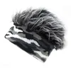 Bérets rétro faux cheveux Skullcap mode tendance Hip Hop chapeau camouflage tricoté